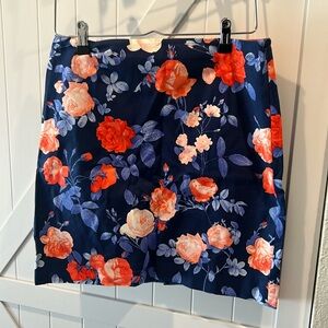 Talbots Floral Skirt EUC Size 4
